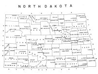 North Dakota State Map, Grand Forks County 1951